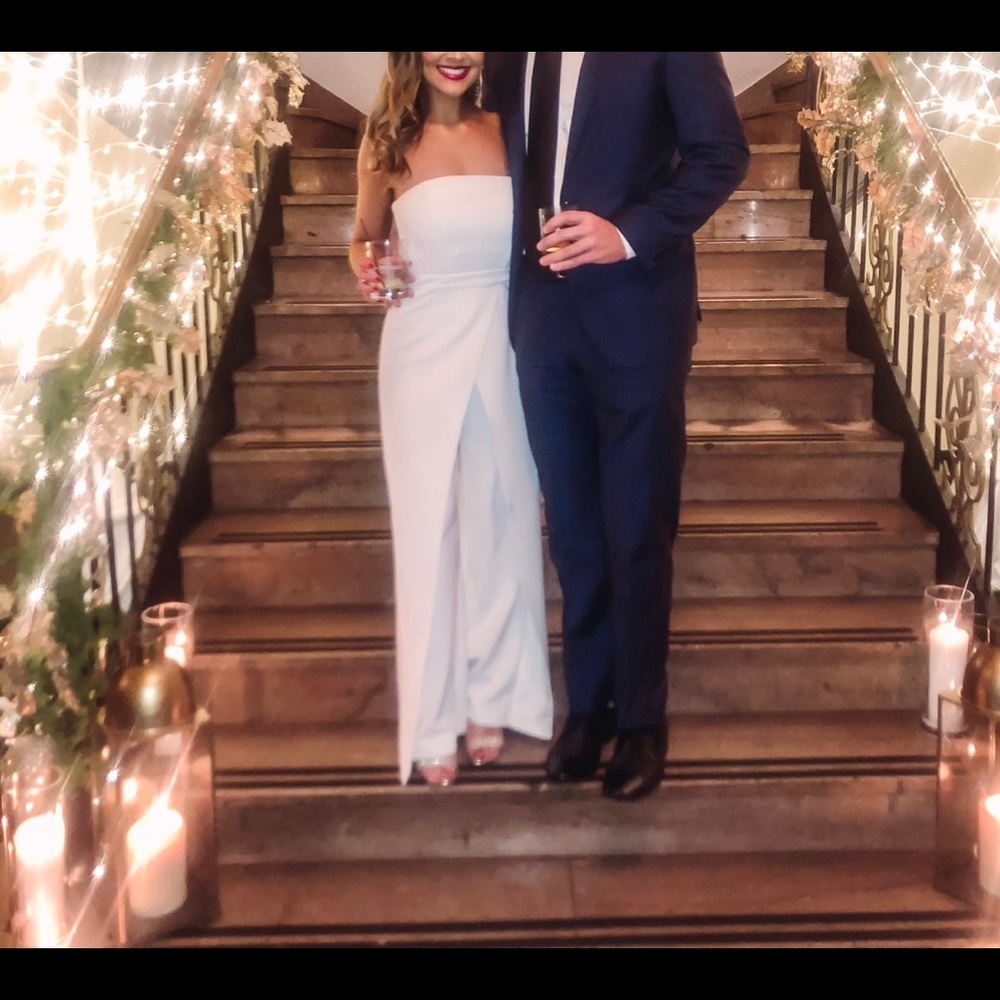 Cream jumpsuit
